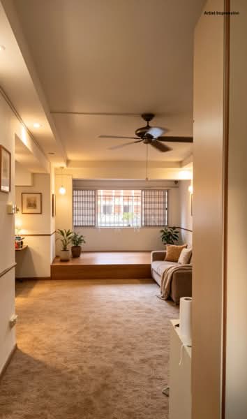 154 Pasir Ris Street 13, 154 Pasir Ris Street 13, 3 Bedrooms, 1,550 sqft, HDB Flat For Sale, by Dylan Tan, 500136568 - Living Room - PropertyGuru.com.sg