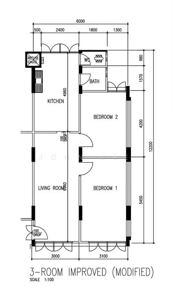 535 Upper Cross Street, 535 Upper Cross Street, 2 Bedrooms, 732 sqft, HDB Flat For Rent, by John Lee, 500136625 - PropertyGuru.com.sg