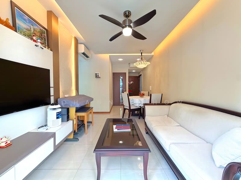 1 Canberra, 7 Canberra Drive, 3 Bedrooms, 1,044 sqft, Executive Condominium For Sale, by Johanna Chow, 500136699 - Living Room - PropertyGuru.com.sg