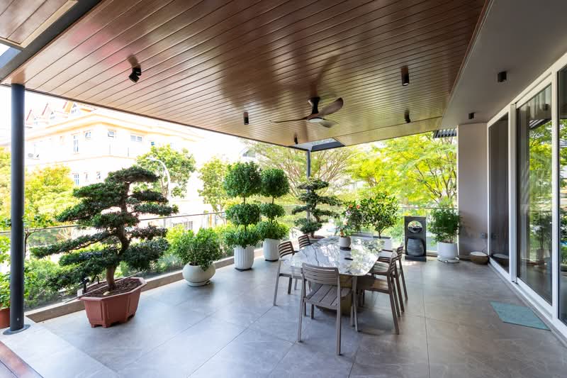 Grace Garden, 27 Jalan Baiduri, 6 Bedrooms, 7,500 sqft, Terraced House For Sale, by Sean Kok, 500136771 - Balcony - PropertyGuru.com.sg