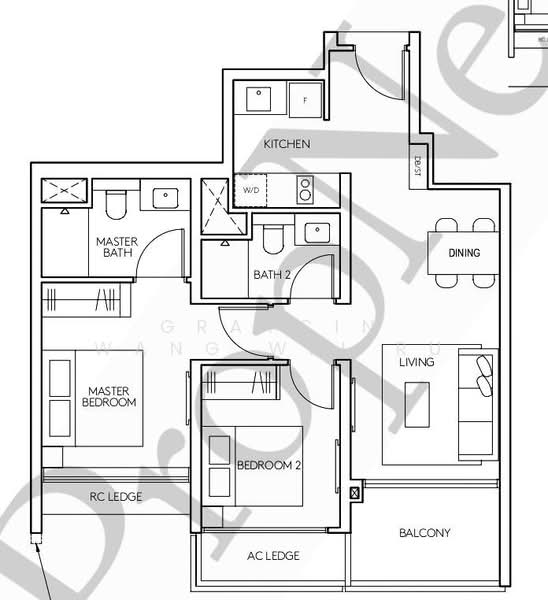 AMO Residence, 23 Ang Mo Kio Rise, 2 Bedrooms, 743 sqft, Condominium For Sale, by Graycin Wang Wei Ru, 500136853 - PropertyGuru.com.sg