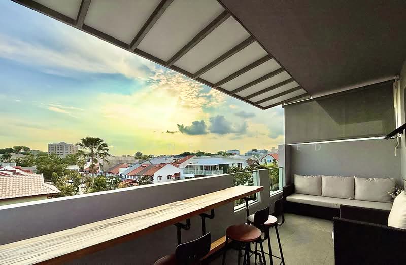 Luxurious Modern Park 3 Cars at Basement w/Lift Direct To 6 Ensuites Pool, Siglap Aida Woo Mon Chew, 7 Bedrooms, 4,180 sqft, Semi-Detached House For Sale, by Jack Luo, 500136899 - Balcony - PropertyGuru.com.sg