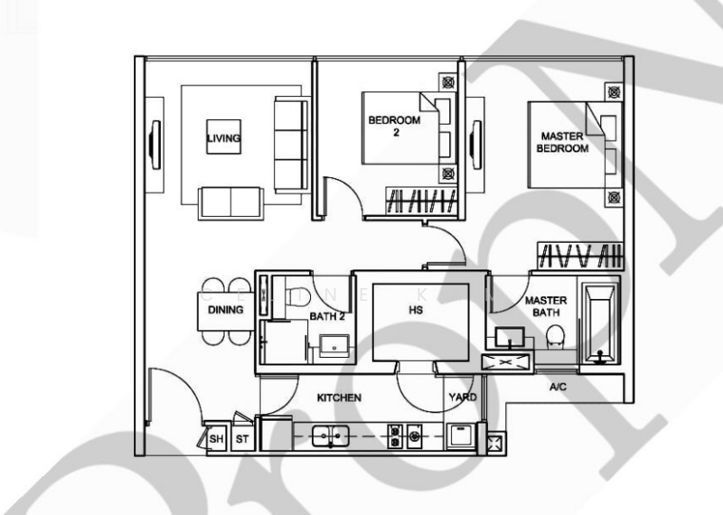 Wilkie Studio, 86 Wilkie Road, 2 Bedrooms, 872 sqft, Condominium For Rent, by Celine Kam, 500136915 - PropertyGuru.com.sg