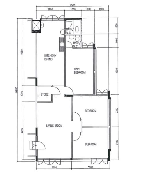 102 Jalan Rajah, 102 Jalan Rajah, 3 Bedrooms, 1,012 sqft, HDB Flat For Sale, by Keon Ang, 500136917 - PropertyGuru.com.sg
