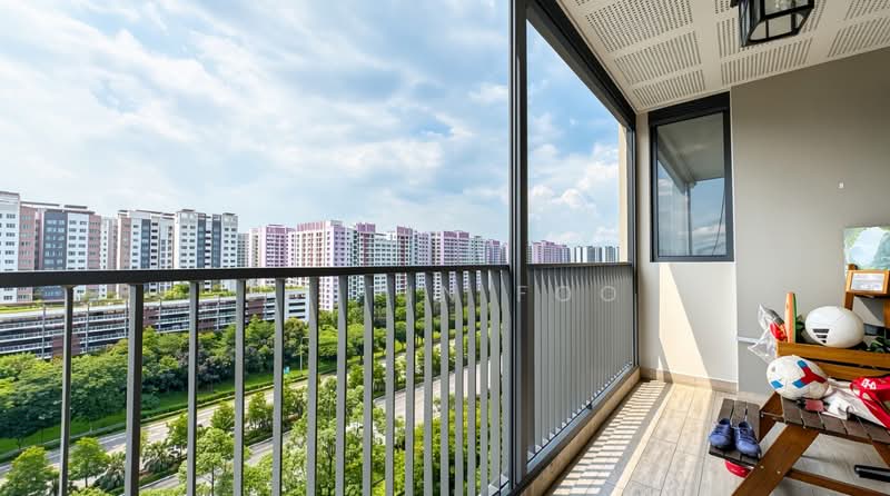 Bellewaters, 11 Anchorvale Crescent, 3 Bedrooms, 1,055 sqft, Executive Condominium For Sale, by Justin Foo, 500136960 - Balcony - PropertyGuru.com.sg