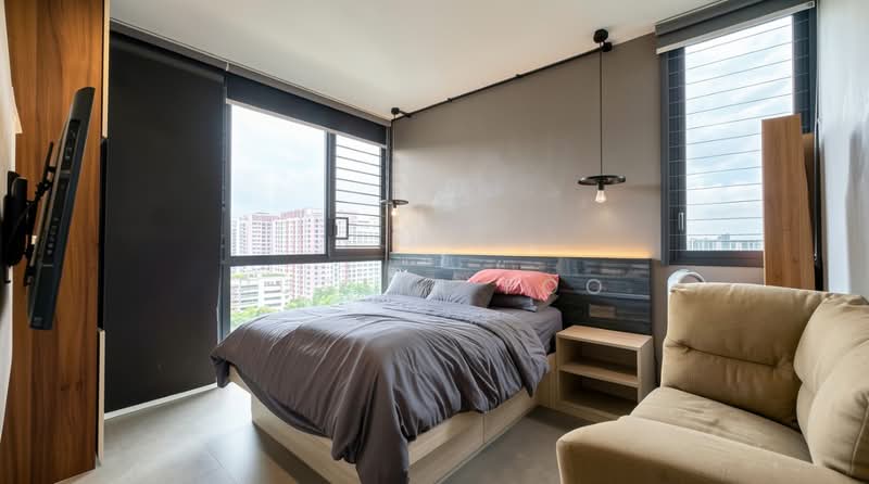 Bellewaters, 11 Anchorvale Crescent, 3 Bedrooms, 1,055 sqft, Executive Condominium For Sale, by Justin Foo, 500136960 - Bedroom - PropertyGuru.com.sg