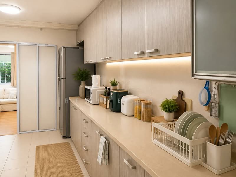 713 Yishun Street 71, 713 Yishun Street 71, 3 Bedrooms, 900 sqft, HDB Flat For Sale, by Regine Ang, 500136963 - Kitchen - PropertyGuru.com.sg