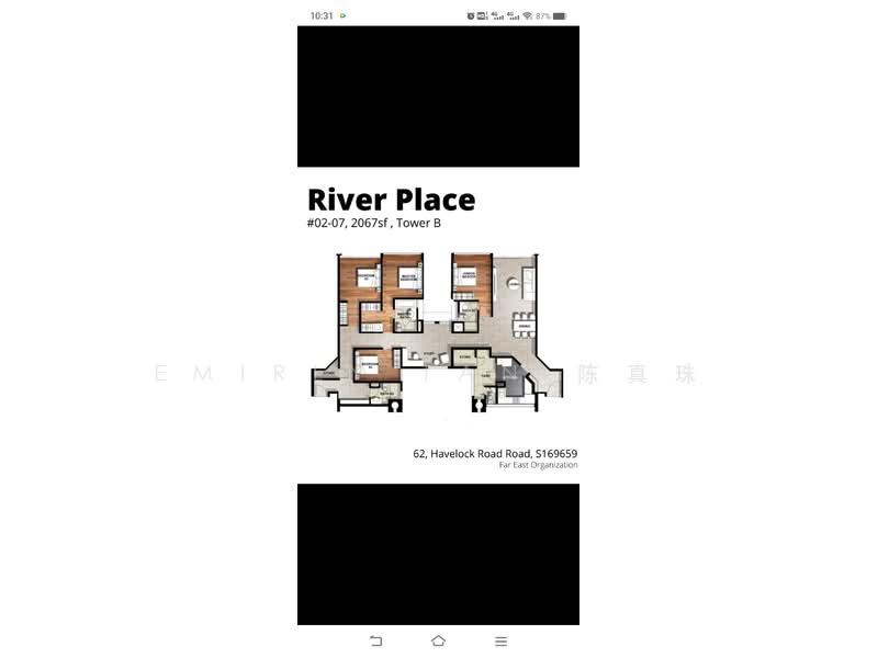 River Place, 60 Havelock Road, 4 Bedrooms, 2,067 sqft, Condominium For Sale, by Emirly Tan 陈真珠, 500137000 - PropertyGuru.com.sg