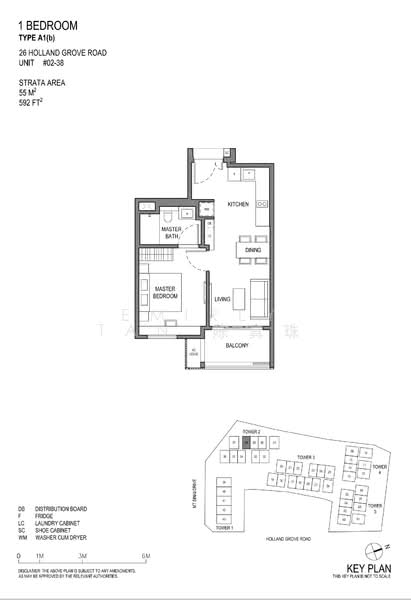 Parksuites, 18 Holland Grove Road, 1 Bedroom, 592 sqft, Condominium For Sale, by Emirly Tan 陈真珠, 500137083 - PropertyGuru.com.sg