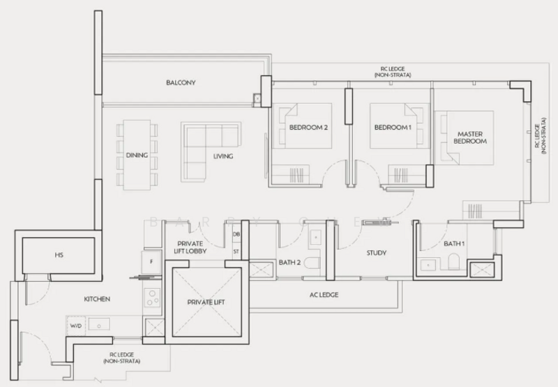 J'den, 2 Jurong East Central 1, 3 Bedrooms, 1,184 sqft, Condominium For Sale, by Barry Chew, 500137114 - PropertyGuru.com.sg