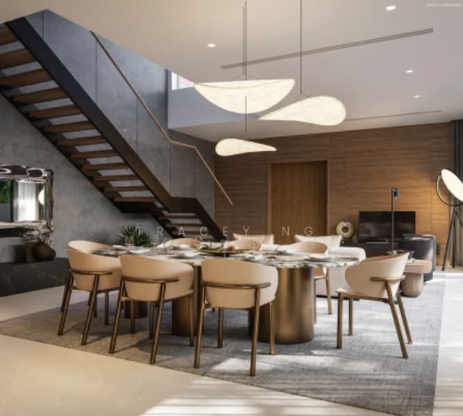 *** D15 Brand New Semi-D with Lift & Pool @ Tay Lian Teck Rd ***, Tay Lian Teck Road , Palm Avenue , East coast road , Siglap, 5 Bedrooms, 6,159 sqft, Semi-Detached House For Sale, by Tracey Ng, 500137153 - Dining Room - PropertyGuru.com.sg
