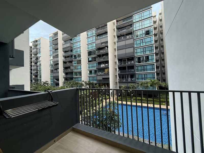 Treasure at Tampines, 57 Tampines Lane, 1 Bedroom, 463 sqft, Condominium For Rent, by Hong Meiyu, 500137156 - Balcony - PropertyGuru.com.sg