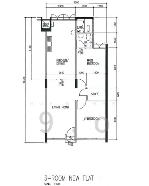 540 Ang Mo Kio Avenue 10, 540 Ang Mo Kio Avenue 10, 2 Bedrooms, 732 sqft, HDB Flat For Sale, by Robin Chan, 500137187 - PropertyGuru.com.sg