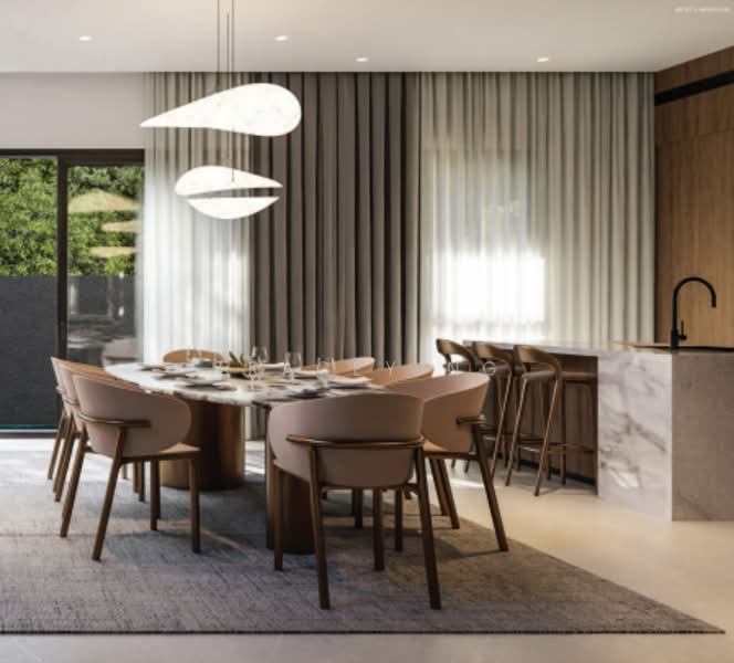 *** D15 Brand New Semi-D with Lift & Pool @ Palm Avenue***, Palm Avenue , Tay Lian Teck Road , East Coast Road , Siglap , Upper east coast, 5 Bedrooms, 6,179 sqft, Semi-Detached House For Sale, by Tracey Ng, 500137195 - Dining Room - PropertyGuru.com.sg