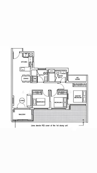 Jewel @ Buangkok, Buangkok Drive, 3 Bedrooms, 1,130 sqft, Condominium For Rent, by Adiel Ng, 500137216 - PropertyGuru.com.sg