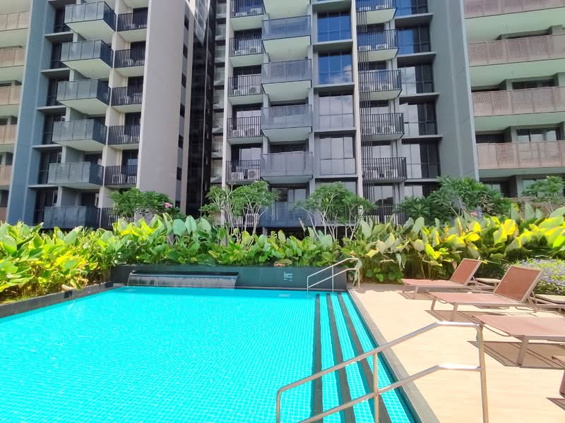 Sceneca Residence, Tanah Merah Kechil Link, 1 Bedroom, 463 sqft, Condominium For Rent, by Dominic Chong, 500137228 - splash pool - PropertyGuru.com.sg