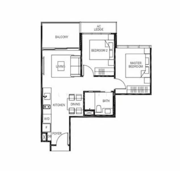The Gazania, 5 How Sun Drive, 2 Bedrooms, 635 sqft, Condominium For Sale, by Lynn Xia, 500137230 - PropertyGuru.com.sg