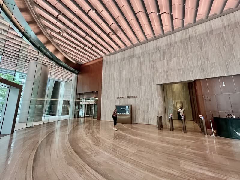 Capital Square, 23 Church Street, 30,000 sqft, Office For Rent, by Joanna Zhou, 500137268 - Lobby - CommercialGuru.com.sg