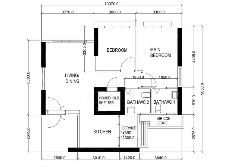 464B Clementi Avenue 1, 464B Clementi Avenue 1, 2 Bedrooms, 764 sqft, HDB Flat For Sale, by Zac Ng, 500137286 - PropertyGuru.com.sg