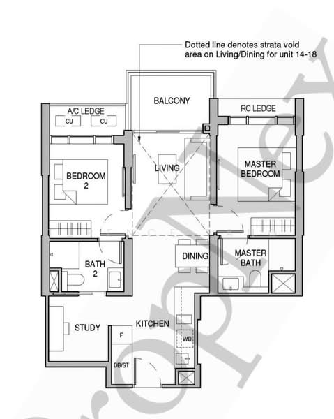 Sceneca Residence, Tanah Merah Kechil Link, 2 Bedrooms, 753 sqft, Condominium For Sale, by Terence Tang, 500137331 - PropertyGuru.com.sg
