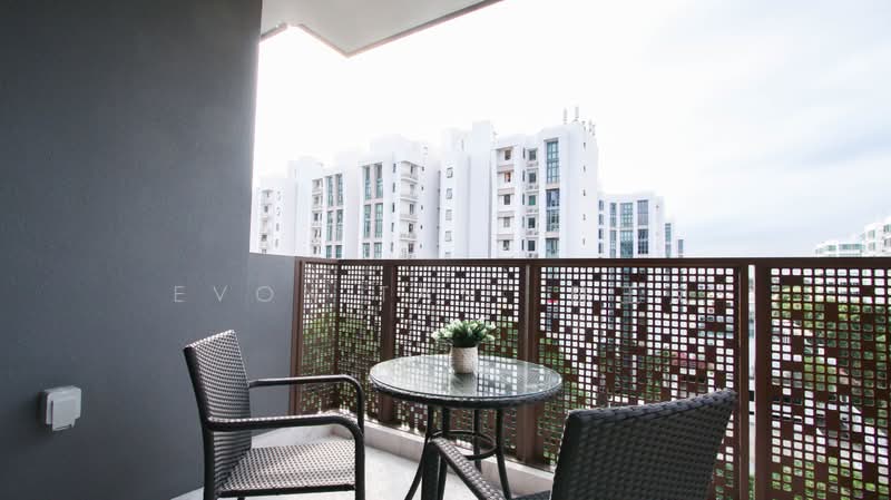 Sceneca Residence, Tanah Merah Kechil Link, 3 Bedrooms, 904 sqft, Condominium For Sale, by Evon Tan 陈玉凤, 500137419 - Balcony - PropertyGuru.com.sg