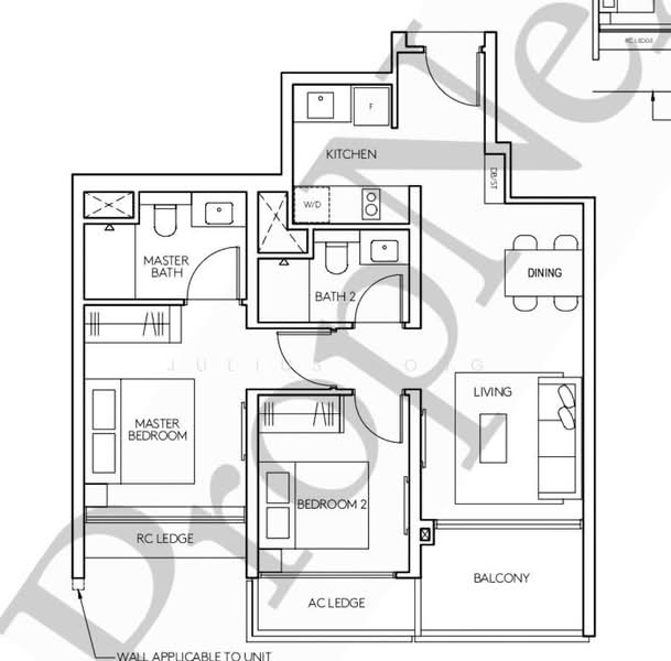 AMO Residence, 21 Ang Mo Kio Rise, 2 Bedrooms, 743 sqft, Condominium For Sale, by Julius Wong, 500137426 - PropertyGuru.com.sg
