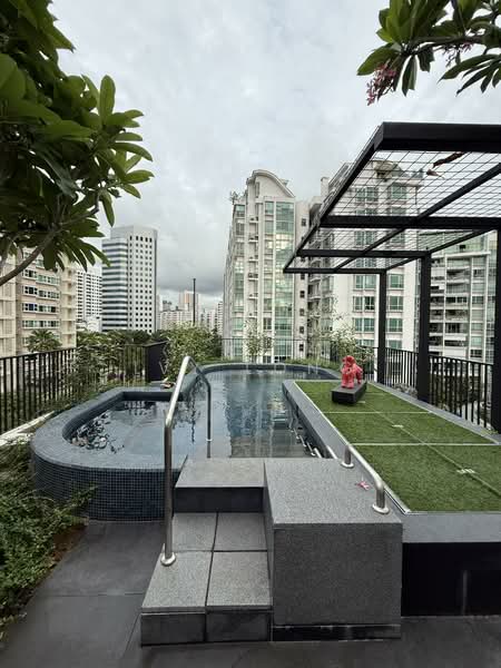 Jervois Mansion, 4 Jervois Close, 4 Bedrooms, 1,539 sqft, Condominium For Rent, by Ivy Long, 500137467 - Children's Pool on Rooftop - PropertyGuru.com.sg