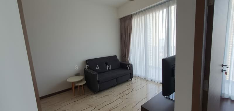 Queens Peak, 1 Dundee Road, 2 Bedrooms, 807 sqft, Condominium For Rent, by Sean Yeo, 500137552 - Living Room - PropertyGuru.com.sg