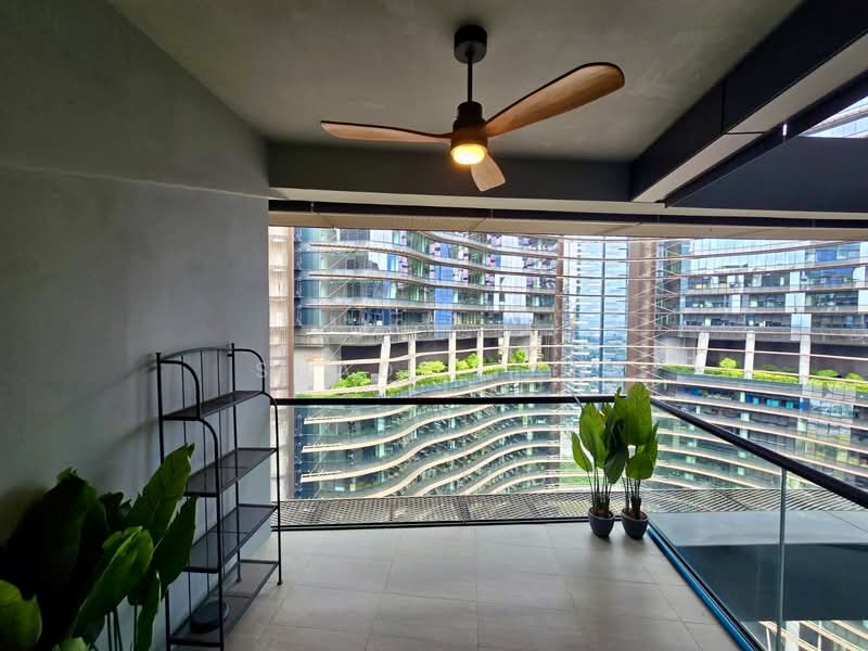 Marina One Residences, 21 Marina Way, 1 Bedroom, 689 sqft, Condominium For Rent, by Shady Tan, 500137581 - Balcony - PropertyGuru.com.sg
