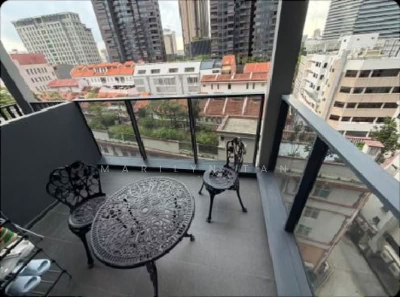 The M, 30 Middle Road, 2 Bedrooms, 592 sqft, Condominium For Rent, by Marilyn Tan, 500137604 - Balcony - PropertyGuru.com.sg