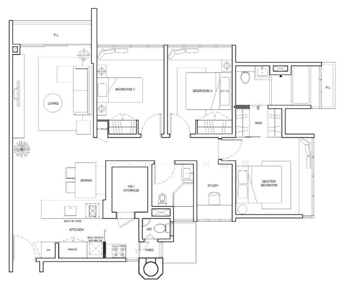 The Cascadia, 923 Bukit Timah Road, 3 Bedrooms, 1,216 sqft, Condominium For Rent, by Zhan Lin詹霖, 500137621 - PropertyGuru.com.sg