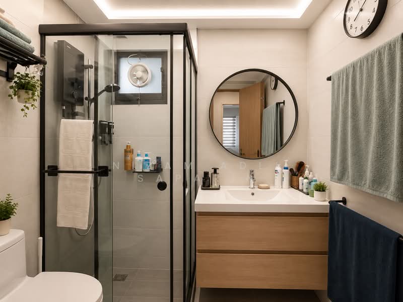 457A Sengkang West Road, Sengkang West Road, 4 Bedrooms, 1,216 sqft, HDB Flat For Sale, by Nizam Adli Saparin, 500137659 - Bathroom - PropertyGuru.com.sg