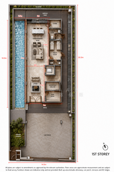 ⭐️RARE BRAND NEW DETACHED IN GCBA | WITHIN 1KM TO HENRY PARK PRIMARY | NEAR MRT & MKT⭐️, Jalan Pelangi Oei Tiong Ham Park Sampurna Harum Leedon Coronation Ford Queen Astrid Mount Sinai Lane Grove Holland Jalan Kebaya Moonbeam Jelita Tenang Istimewa Maryland Ming Teck Greenleaf Sixth Haji Alias Namly Lim Tai See Allamanda Ampang, 5 Bedrooms, 10,717 sqft, Detached House For Sale, by Damian Tan 陈係赈, 500137704 - PropertyGuru.com.sg