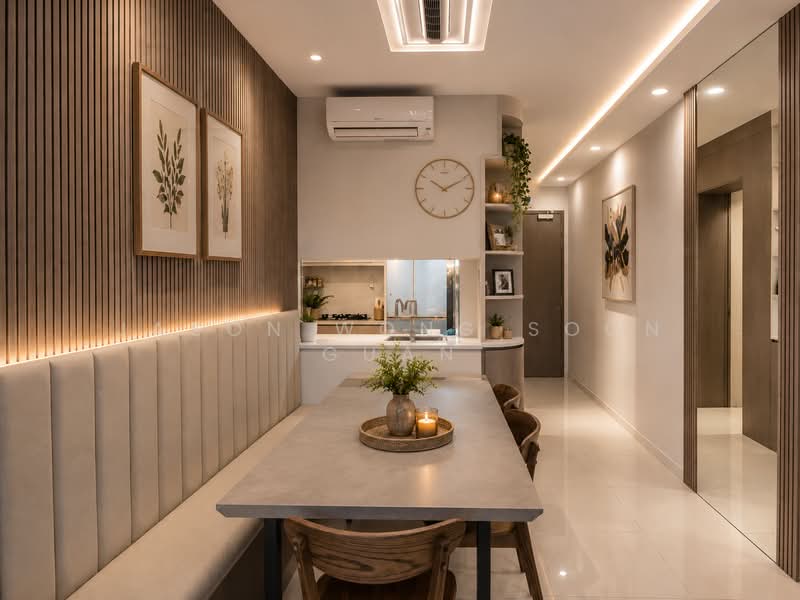 Treasure at Tampines, 41 Tampines Lane, 3 Bedrooms, 1,033 sqft, Condominium For Rent, by Jason Wong Soon Guan, 500137833 - Dining Room - PropertyGuru.com.sg