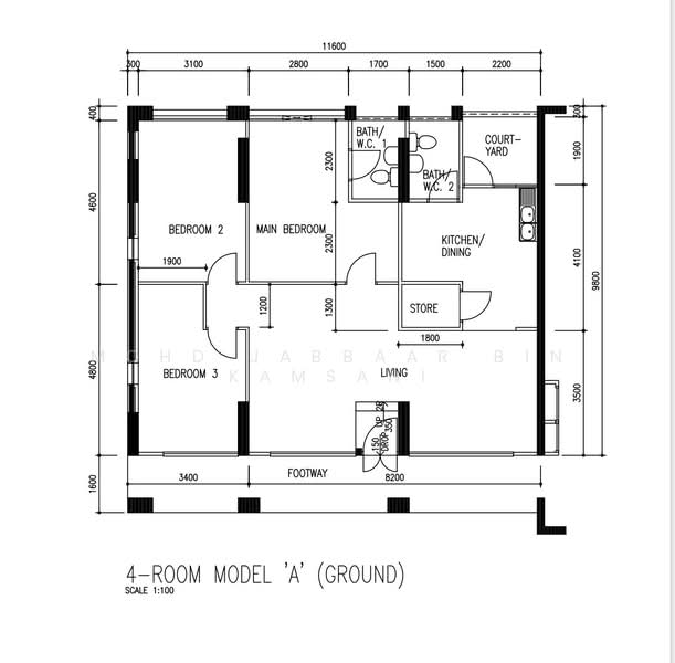 328 Tah Ching Road, 328 Tah Ching Road, 4 Bedrooms, 1,151 sqft, HDB Flat For Sale, by Mohd Jabbaar Bin Kamsani, 500137905 - PropertyGuru.com.sg