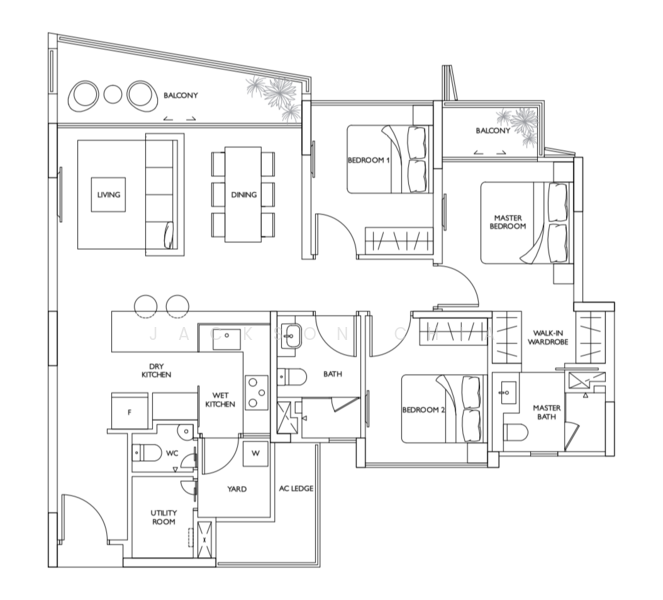 Archipelago, 505 Bedok Reservoir Road, 3 Bedrooms, 1,184 sqft, Condominium For Rent, by Jackson Chia, 500137927 - PropertyGuru.com.sg