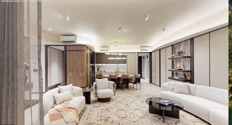 Hudson Place Residences, , 4 Bedrooms, 1,152 sqft, Condominium For Sale, by Samuel Seah, 500137949 - Living Room - PropertyGuru.com.sg