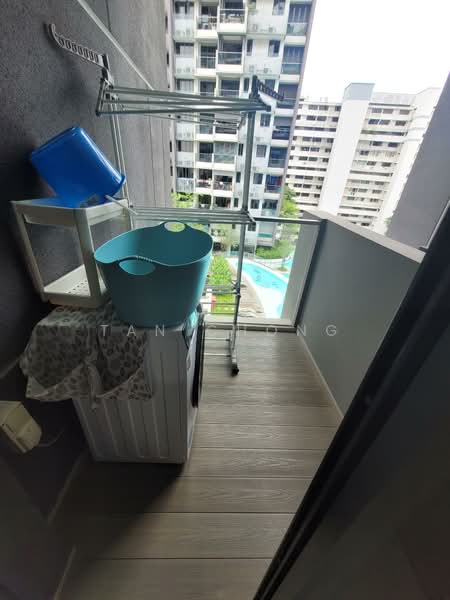 Trilive, 111 Tampines Road, 3 Bedrooms, 883 sqft, Condominium For Sale, by Tan Chong, 500138005 - Balcony - PropertyGuru.com.sg