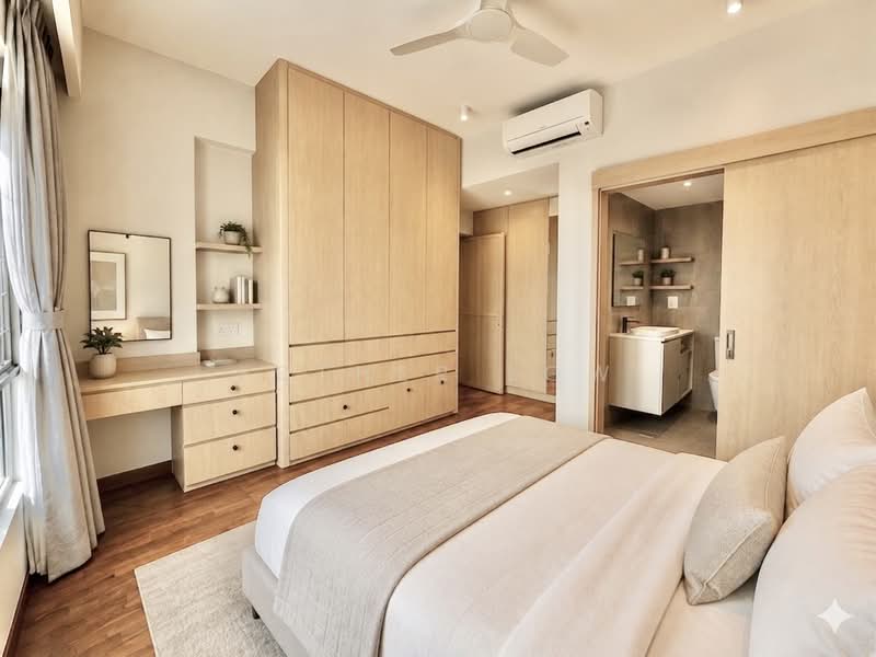 Emerald East, 8D Tanjong Rhu Road, 3 Bedrooms, 1,251 sqft, Apartment For Rent, by Esther Low, 500138098 - Bedroom - PropertyGuru.com.sg