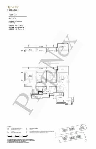 The Continuum, 6 Thiam Siew Avenue, East Coast / Marine Parade, 3 Bedrooms, 947 sqft, Condominium For Sale, by Anthea Yeo 杨丽娇, 500138241 - PropertyGuru.com.sg