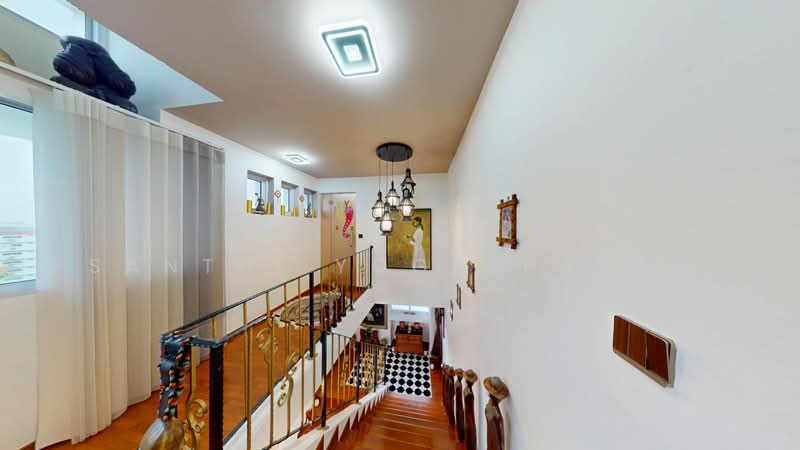 157 Pasir Ris Street 13, 157 Pasir Ris Street 13, 4 Bedrooms, 2,034 sqft, HDB Flat For Sale, by Santhi Yogesparan, 500138279 - Staircase  walkway - PropertyGuru.com.sg