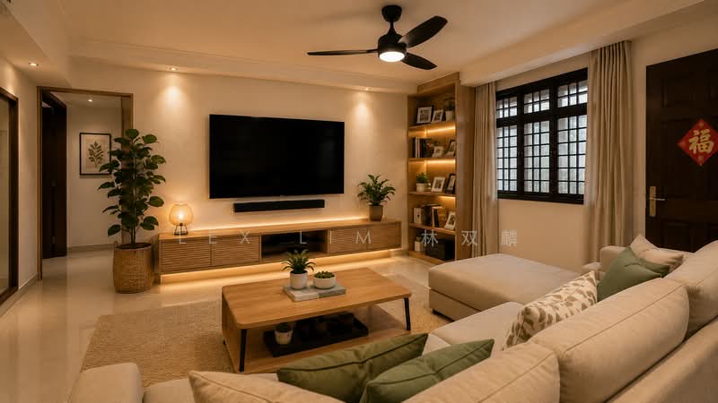 23 Telok Blangah Crescent, 23 Telok Blangah Crescent, 3 Bedrooms, 883 sqft, HDB Flat For Sale, by Lex Lim 林双麟, 500138289 - Living Room - PropertyGuru.com.sg