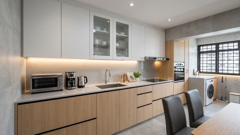 23 Telok Blangah Crescent, 23 Telok Blangah Crescent, 3 Bedrooms, 883 sqft, HDB Flat For Sale, by Lex Lim 林双麟, 500138289 - Kitchen - PropertyGuru.com.sg