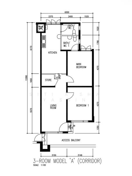 158 Woodlands Street 13, 158 Woodlands Street 13, 2 Bedrooms, 786 sqft, HDB Flat For Sale, by Siti Aisha Yassin, 500138291 - PropertyGuru.com.sg