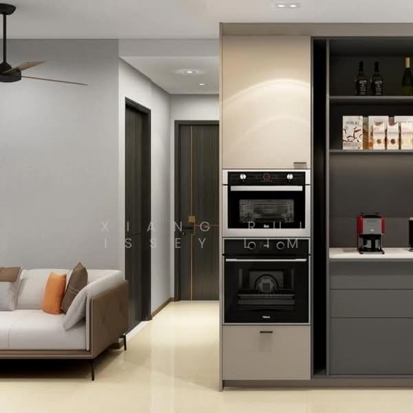Hillock Green, 22-28 Lentor Central, 2 Bedrooms, 710 sqft, Condominium For Sale, by Xiang Rui Issey Lim, 500138304 - Living Room - PropertyGuru.com.sg