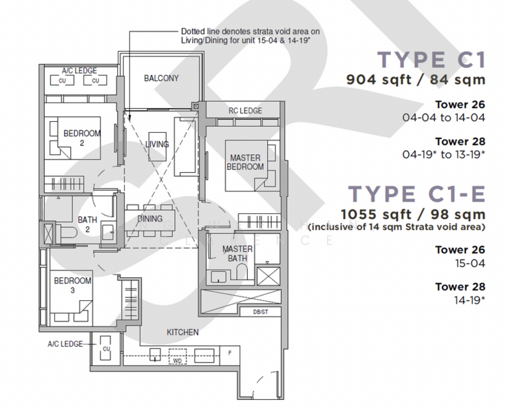 Sceneca Residence, Tanah Merah Kechil Link, 3 Bedrooms, 904 sqft, Condominium For Sale, by Eng Wee Han, Clarence, 500138312 - PropertyGuru.com.sg