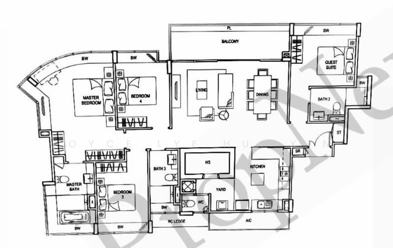 ClementiWoods Condominium, 86 West Coast Road, 4 Bedrooms, 1,679 sqft, Condominium For Sale, by Joyce Lye Hui Xin, 500138353 - PropertyGuru.com.sg