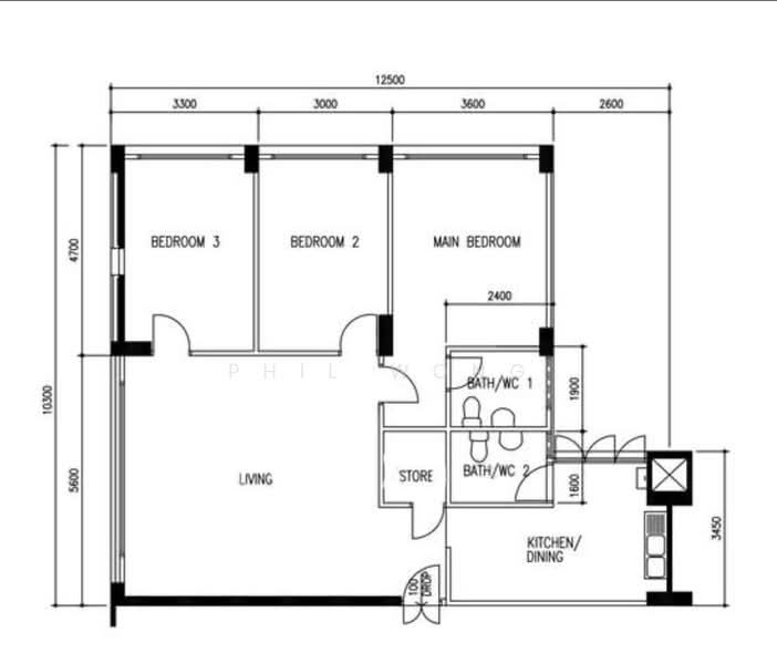 215 Choa Chu Kang Central, 215 Choa Chu Kang Central, 3 Bedrooms, 1,119 sqft, HDB Flat For Sale, by Phil Wong, 500138357 - PropertyGuru.com.sg