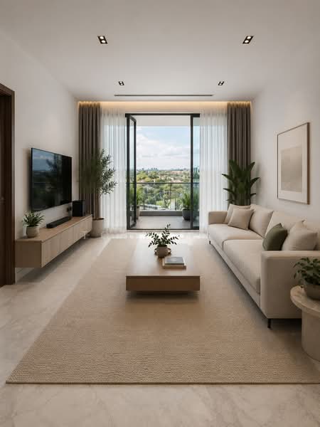 The Solitaire, , 3 Bedrooms, 1,561 sqft, Condominium For Sale, by Tony Ong, 500138471 - Living Room - PropertyGuru.com.sg