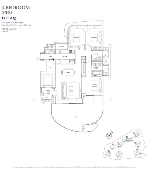 Cape Royale, 25 Cove Way, 3 Bedrooms, 1,679 sqft, Condominium For Sale, by Le Van Lee, 500138473 - PropertyGuru.com.sg